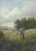 BLACKLOCK C. Farm Worker Cutting Grass Near Betws-y-coed BLACKLOCK C. Farm Worker Cutting Grass Near Betws-y-coed