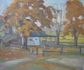 BLAGET A House In Fall Landscape BLAGET A House In Fall Landscape