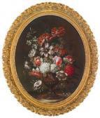 BLAIN DE FONTENAY Jean-Baptiste Ein Blumenstillleben Ineiner Amphore BLAIN DE FONTENAY Jean-Baptiste Ein Blumenstillleben Ineiner Amphore