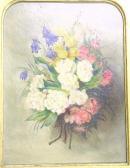 BLAIR Flair Still Life Of Flowers, Oil On Board BLAIR Flair Still Life Of Flowers, Oil On Board