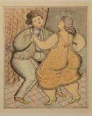 BLAISE Saint-Louis Couple De Danseurs BLAISE Saint-Louis Couple De Danseurs