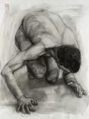 BLAKE SAHOKO KASUGA Crouching Nude; Female Nude BLAKE SAHOKO KASUGA Crouching Nude; Female Nude