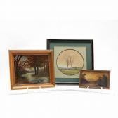 BLAKELOCK Marian Three Blakelock Family Landscape Paintings BLAKELOCK Marian Three Blakelock Family Landscape Paintings