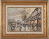 BLANCHARD Antoine ''paris, Place De La Bastille, 1900'' BLANCHARD Antoine ''paris, Place De La Bastille, 1900''