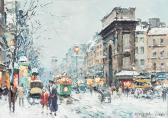 BLANCHARD Antoine La Porte Saint Denis, Winter BLANCHARD Antoine La Porte Saint Denis, Winter
