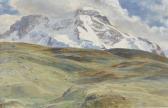 BLANCHE BERTHOUD Alpenpartie Mit Sicht Auf Das Breithorn. BLANCHE BERTHOUD Alpenpartie Mit Sicht Auf Das Breithorn.