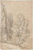 BLANCHET Louis Gabriel Landschaft Mit Zypressen BLANCHET Louis Gabriel Landschaft Mit Zypressen