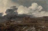 BLANKERHOFF Jan Theunisz. Dutch Men-o'-war In Choppy Waters Off A Coast BLANKERHOFF Jan Theunisz. Dutch Men-o'-war In Choppy Waters Off A Coast