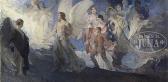 BLASHFIELD Edwin Howland Victory, A Patriotic Wwi Mural Study BLASHFIELD Edwin Howland Victory, A Patriotic Wwi Mural Study