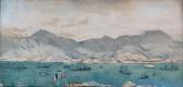 BLASS J.V. Ships Lying At Anchor Off Hong Kong BLASS J.V. Ships Lying At Anchor Off Hong Kong