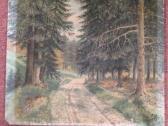 BLEY Ernst Von Tannen Gesäumter Waldweg. BLEY Ernst Von Tannen Gesäumter Waldweg.