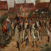 BLIGNY Albert A Parade In A Village BLIGNY Albert A Parade In A Village