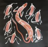 BLITNER EDWARD Peinture Aborigène Mimi Rock Spirits BLITNER EDWARD Peinture Aborigène Mimi Rock Spirits