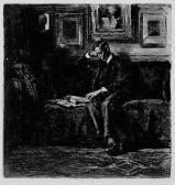 BLOCH Paul Trepka Interieur Mit Lesendem Jungen Mann BLOCH Paul Trepka Interieur Mit Lesendem Jungen Mann