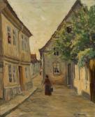 BLOCK Johannes Dorfstrasse Mit Wasserträgerin BLOCK Johannes Dorfstrasse Mit Wasserträgerin