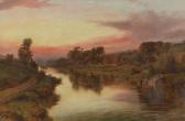 BLOCKSIDGE T. Evening On The Severn Near Coalport BLOCKSIDGE T. Evening On The Severn Near Coalport