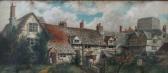 BLOCKTON CHARLES L 'the Old Jail Houses At St. Ebbes Oxford BLOCKTON CHARLES L 'the Old Jail Houses At St. Ebbes Oxford