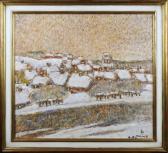 BLOMME Alfons Village Enneigé. BLOMME Alfons Village Enneigé.