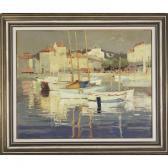 BLOUIN georges Cassis (sailboats In A Harbour) BLOUIN georges Cassis (sailboats In A Harbour)
