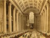 BLUCK John Egyptian Hall, Mansion House, After Pugin And Rawlandson BLUCK John Egyptian Hall, Mansion House, After Pugin And Rawlandson