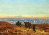 BLUM Ludwig Dead Sea Landscape With Camels BLUM Ludwig Dead Sea Landscape With Camels