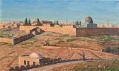 BLUM Ludwig Jerusalem View From The Mount Of Olives BLUM Ludwig Jerusalem View From The Mount Of Olives
