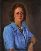 BLUM Ludwig Portrait Of Mrs. Esther Levy BLUM Ludwig Portrait Of Mrs. Esther Levy