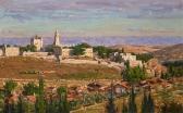 BLUM Ludwig View Of Jerusalem BLUM Ludwig View Of Jerusalem