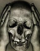 BLUMENFELD Erwin Skull With Charley Toorop Hands BLUMENFELD Erwin Skull With Charley Toorop Hands