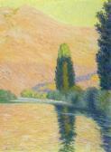 BOCCIONI Umberto Sunet At The Lake BOCCIONI Umberto Sunet At The Lake