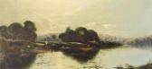 BODDINGTON Jnr. Edwin H., Two Figures Walking Along The Banks Of A Peaceful River BODDINGTON Jnr. Edwin H., Two Figures Walking Along The Banks Of A Peaceful River