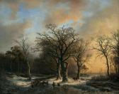 BODEMANN Willem Romantische Winterlandschaft BODEMANN Willem Romantische Winterlandschaft
