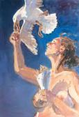 BODENDIECK Hinnerk Nude With Sea Gull BODENDIECK Hinnerk Nude With Sea Gull