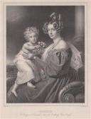 BODMER G. Archduchess Sophie With Her Son Archduke Franz Joseph BODMER G. Archduchess Sophie With Her Son Archduke Franz Joseph
