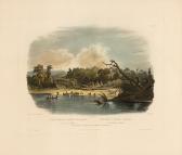 BODMER Karl Punka Indians Encamped On The Banks Of The Missouri BODMER Karl Punka Indians Encamped On The Banks Of The Missouri