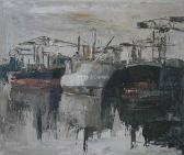 BOELENS PIET Vrachtboten In De Haven BOELENS PIET Vrachtboten In De Haven