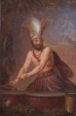 BOELLE Percussionniste En Costume D'indien BOELLE Percussionniste En Costume D'indien