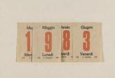 BOETTI Alighiero Ohne Titel BOETTI Alighiero Ohne Titel