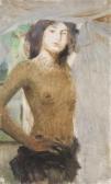 BOETTINGER Hugo A Study Of A Nude Girl BOETTINGER Hugo A Study Of A Nude Girl