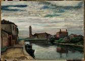 BOETTO Giulio "la Chiesa Di Mazorbo (burano)" 9-vii-1946 BOETTO Giulio "la Chiesa Di Mazorbo (burano)" 9-vii-1946