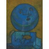 BOFFILL HERNANDEZ ORLANDO Cuban Blue Face And Fish BOFFILL HERNANDEZ ORLANDO Cuban Blue Face And Fish