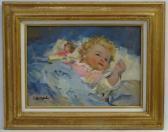 BOGAEVSKAYA Olga Borisovna Little Girl And Her Doll BOGAEVSKAYA Olga Borisovna Little Girl And Her Doll