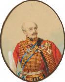 BOGDANOFF Nicolas Portrait Du Général Karl Anton August Bar BOGDANOFF Nicolas Portrait Du Général Karl Anton August Bar