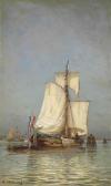 BOGOLJUBOFF Alexei Petrovich A Fishing Vessel In Holland BOGOLJUBOFF Alexei Petrovich A Fishing Vessel In Holland