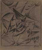 BOGOMAZOV Aleksandr Konstantin Landscape With A Boat BOGOMAZOV Aleksandr Konstantin Landscape With A Boat