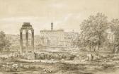 BOGUET Didier Nicolas View Of The Roman Forum With Thetemple Of Castor And Pollux View Of The Roman Forum With The Temple Of Saturn BOGUET Didier Nicolas View Of The Roman Forum With Thetemple Of Castor And Pollux View Of The Roman Forum With The Temple Of Saturn