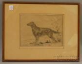 BOHL Walter E. Portrait Etching Of Aretriever BOHL Walter E. Portrait Etching Of Aretriever