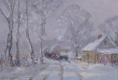 BOHM C. Curry Depictinga Brown County Winter BOHM C. Curry Depictinga Brown County Winter