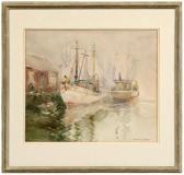 BOHM C. Curry Fog-bound Shrimpers BOHM C. Curry Fog-bound Shrimpers