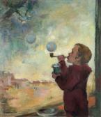 BOHME Hildegard Marion Knabe Am Fenster BOHME Hildegard Marion Knabe Am Fenster